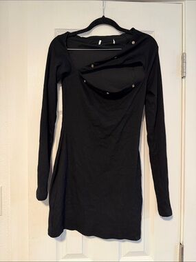 Black Long-Sleeve Dress